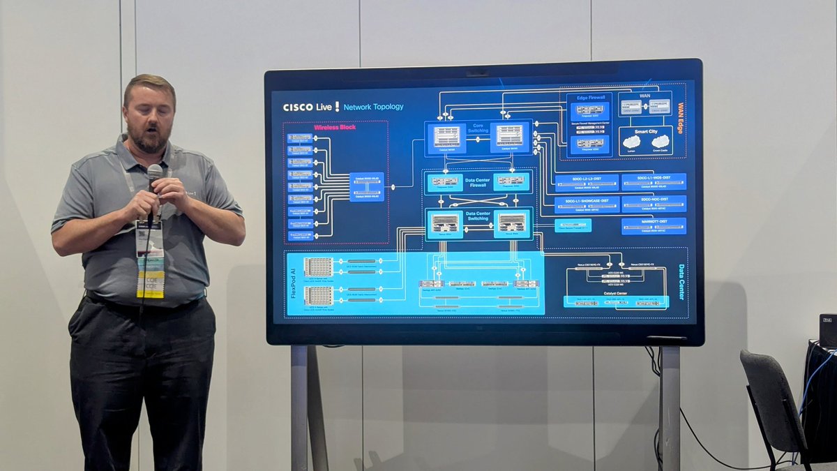 Just got done with an inside tour of the NOC here at #CiscoLive  it was amazing!!!! 

#CiscoChampion