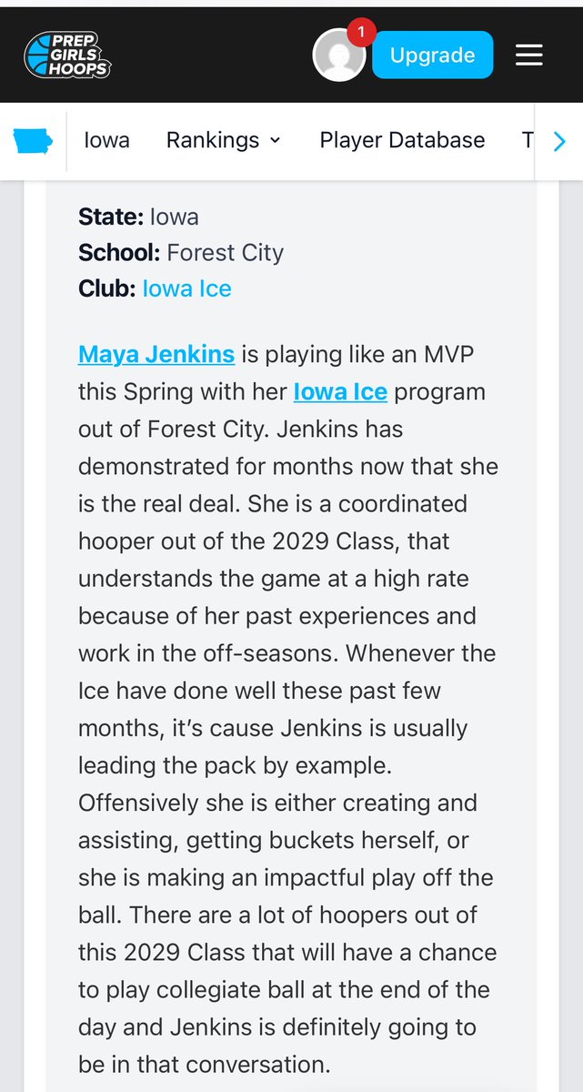 I never have to worry about my girls letting scoring dictate if they had a good game or not. Being versatile is important to them. Maya has always checked a lot of boxes and this recent eval is accurate. She has had big scoring games but it’s not her primary focus and I love it.