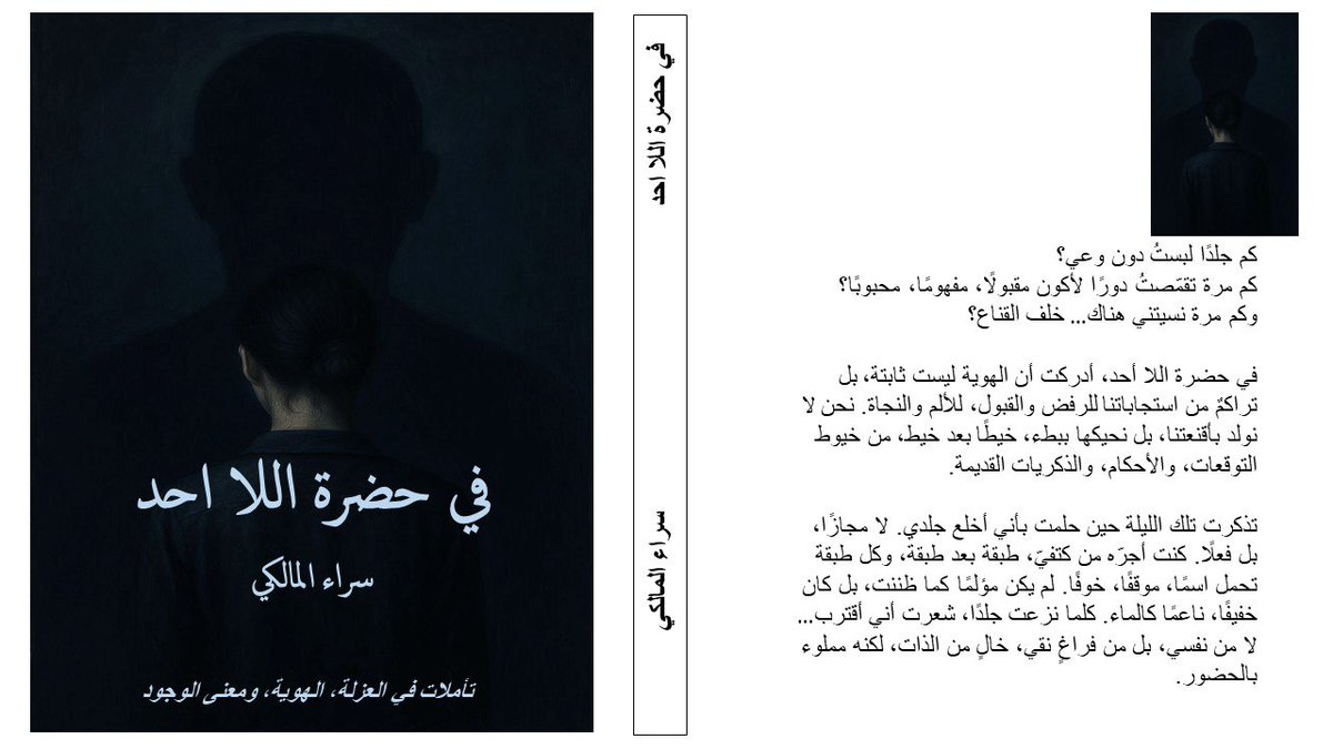 #في_حضرة_اللا_احد
#سراء_المالكي