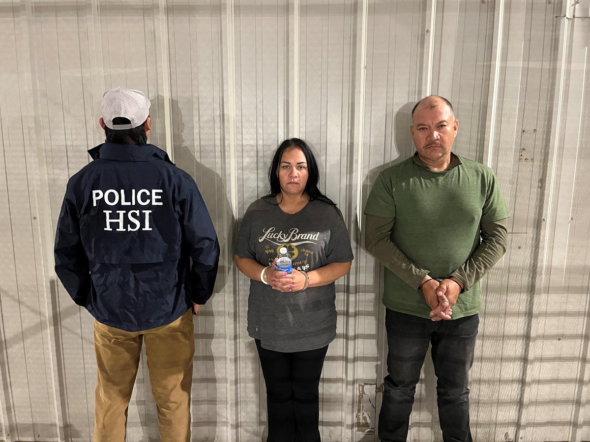 HSIArizona's tweet photo. HSI NOG recently arrested this pair 4 attempted human smuggling - a child. They gave a birth cert 4 a different little boy. They confessed 2 picking up the child in MX, Xing the US border, to be paid $2,000 if successful. The child was rescued &amp; turned over to the proper auth. https://t.co/vuILGdN8zR