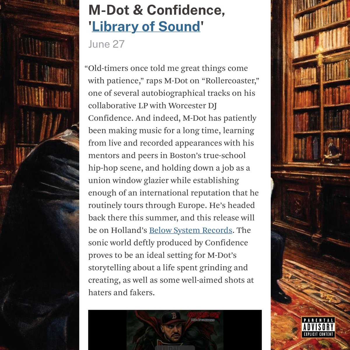 IG: MDOTBOSTON (@mdotboston) on Twitter photo THANK YOU TO TODAYS <a href="/WBUR/">WBUR</a> NEWS listing our new album as one of the most anticipated of the summer!!
Drops June 27th. 
Pre Order the album NOW:
m-dotboston.bandcamp.com/album/library-… THANK YOU TO TODAYS <a href="/WBUR/">WBUR</a> NEWS listing our new album as one of the most anticipated of the summer!!
Drops June 27th. 
Pre Order the album NOW:
m-dotboston.bandcamp.com/album/library-…