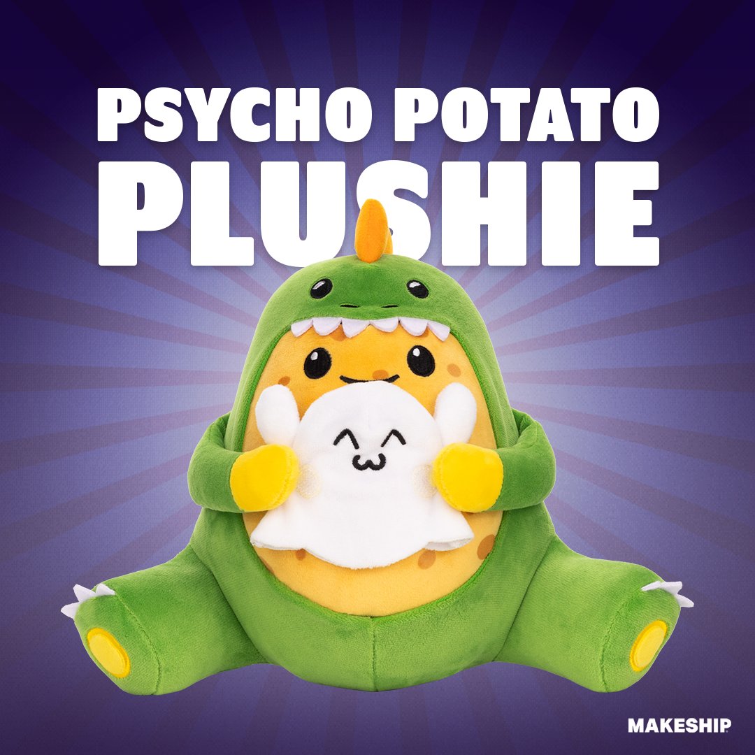 451 Plushies SOLD! 🤟🔥 Get your potato plushie now for 19 days! 
makeship.com/products/psych…

<a href="/Makeship/">Makeship</a>