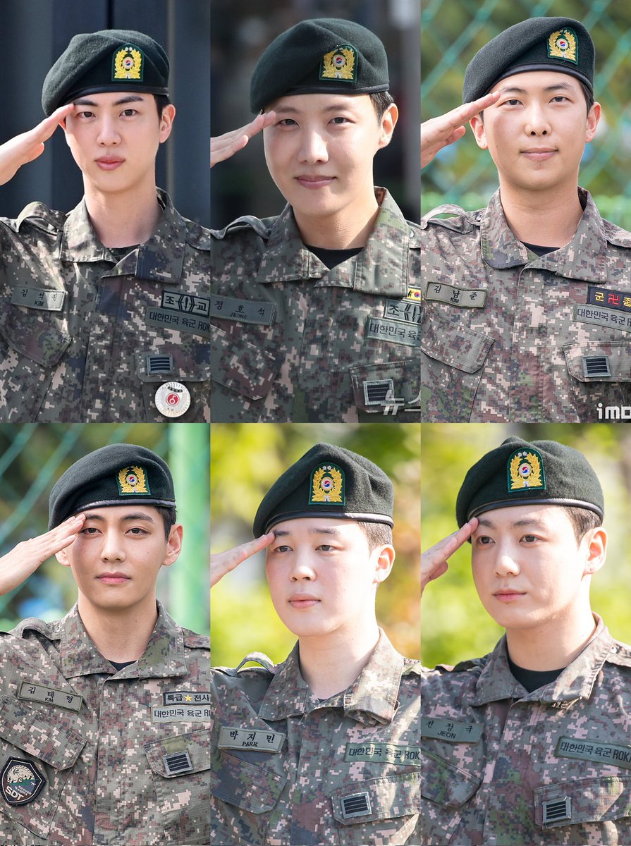 여섯명 전역완 🫡😭