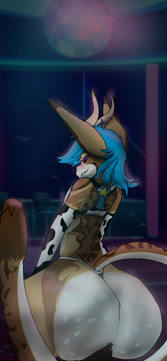 some fanart for a rather frisky fella <a href="/FlareVR/">Flare - 🔞</a> just enjoying some time at the club with a human cushion