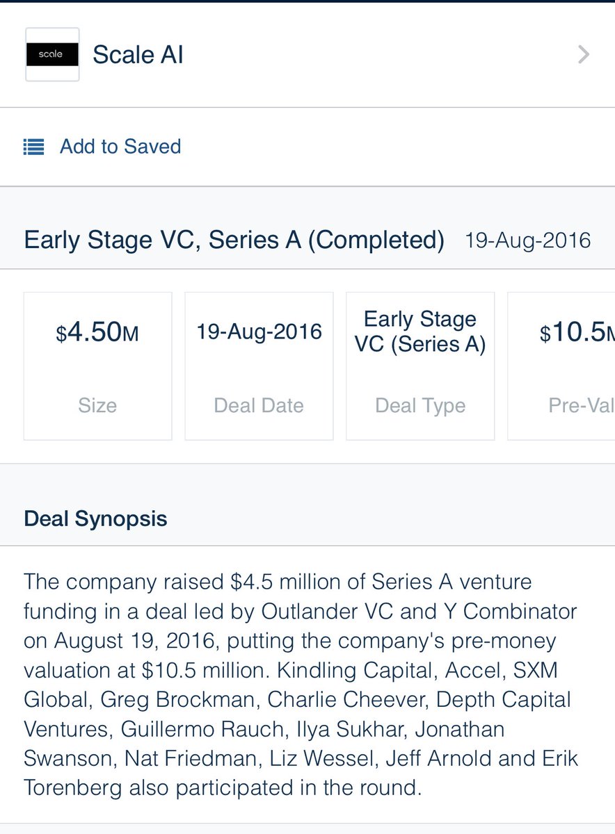 pitdesi's tweet image. Seed investors in Scale will make ~500x+ on their money