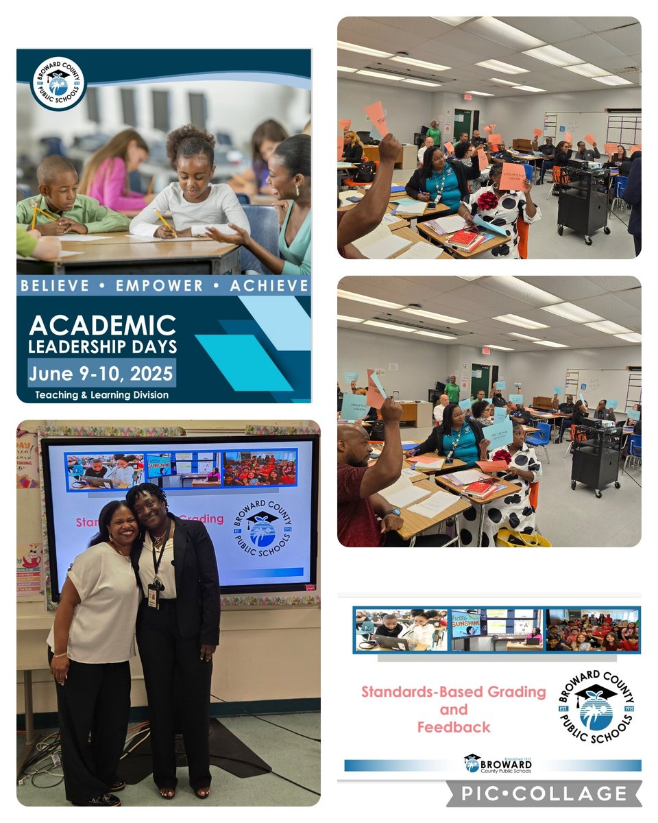 Elementary &amp; Secondary MTSS Supervisors delivered a GREAT session over the past 2 days to our K-12 Leaders on Standards-Based Grading with Feedback! Hope you were able to catch a session!! #shiftingthemindset #Leadership #BrowardSchools <a href="/ConeFabian/">Dr. Fabian Cone</a>
