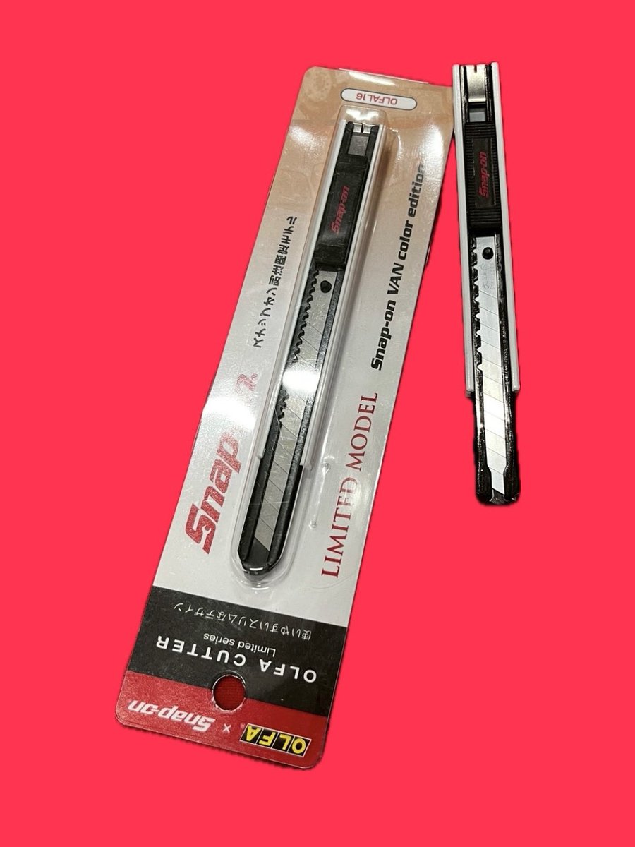 SnaponYamagata's tweet image. Snap-on×OLFA カッター
coming soon

#olfa
#snapon
#オルファ
#スナップオン
#工具好き
#スナップオンあきる野