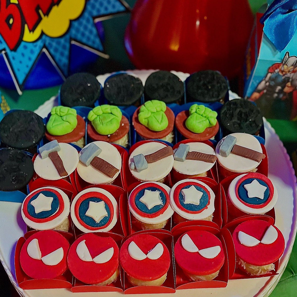 blendcacau's tweet image. Docinhos personalizados em pasta americana 😍 
Encomende agora mesmo (65) 99258 8824 📲 

#docinhos #pastaamericana #osvingadores #avengers #alegria #instagood #boanoite #encomendas #cuiaba #obrigadosenhor