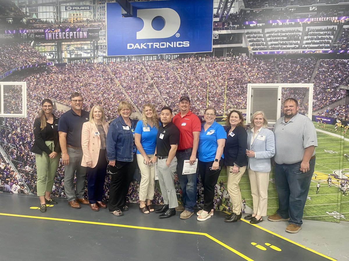 Next stop Redwood Falls. Thanks for hosting us Redwood Falls Chamber and Daktronics!