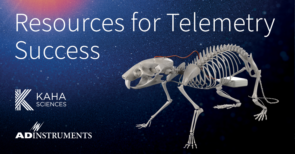 Planning a new rodent telemetry study?

Explore our Small Animal Telemetry Resource Hub - a free library of surgical guides, signal examples, expert tips + more.

LEARN MORE 👉 adi.to/Telemetry-Reso…

#ADInstruments #MakingScienceEasier #KahaSciences #SmallAnimalTelemetry