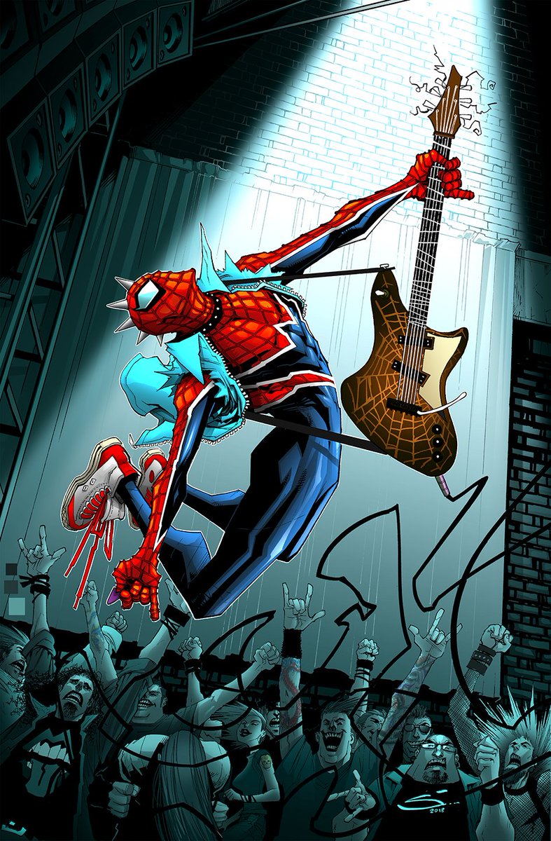 My art and my colors, 2018.

#spiderman #spiderpunk #marvelcomics