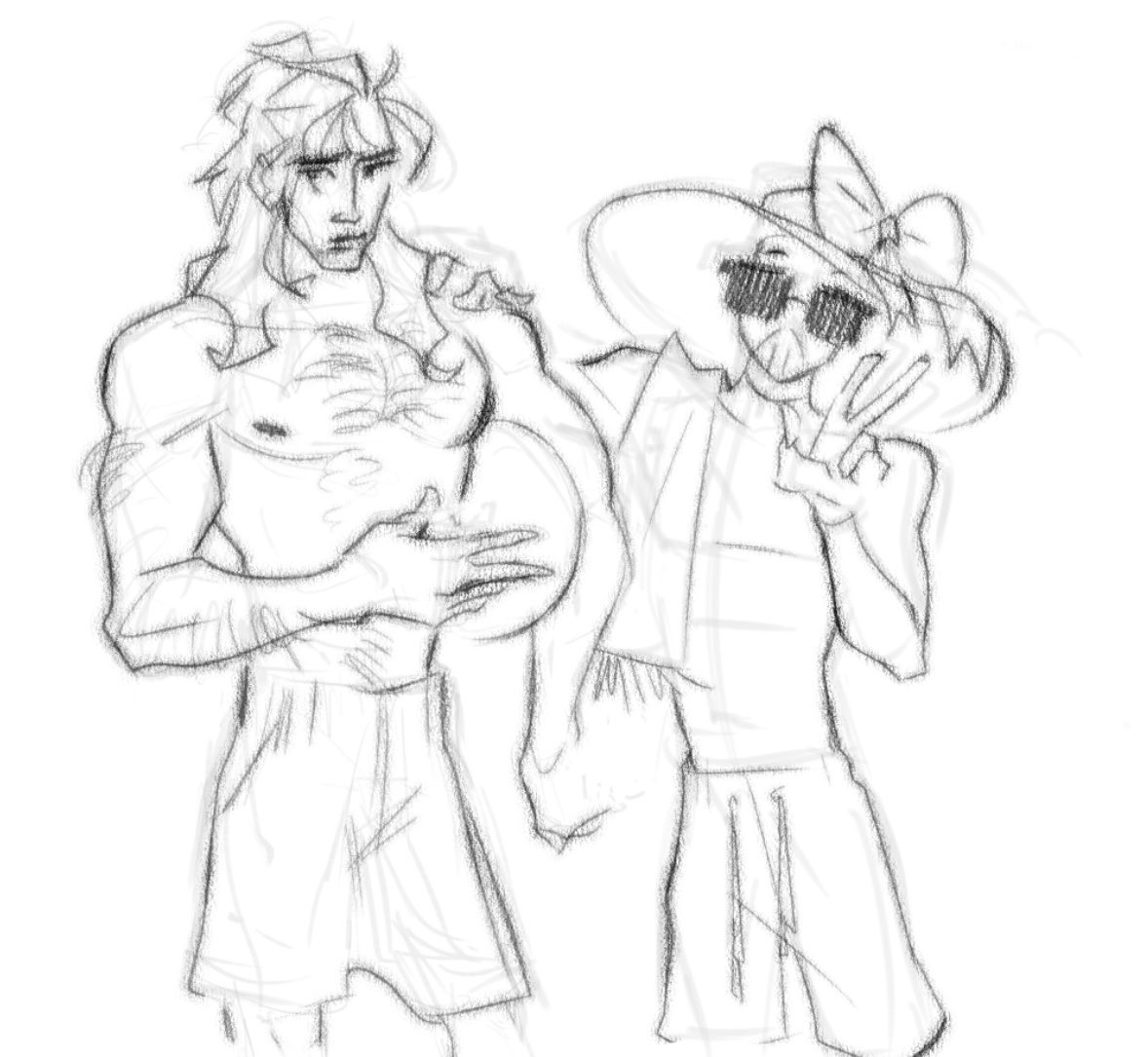 sova + #cysova summer doodles ! #sova #cypher #ValorantArt