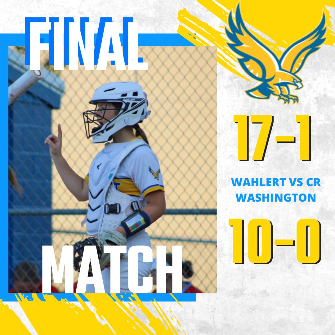 We sweep CR Washington. G1- Anna Roling gets the win, Julia Roth and Addi Klein with homeruns. G2- Natalie Ruba with the win, Roth, Roling and Hayley Lang with homeruns.