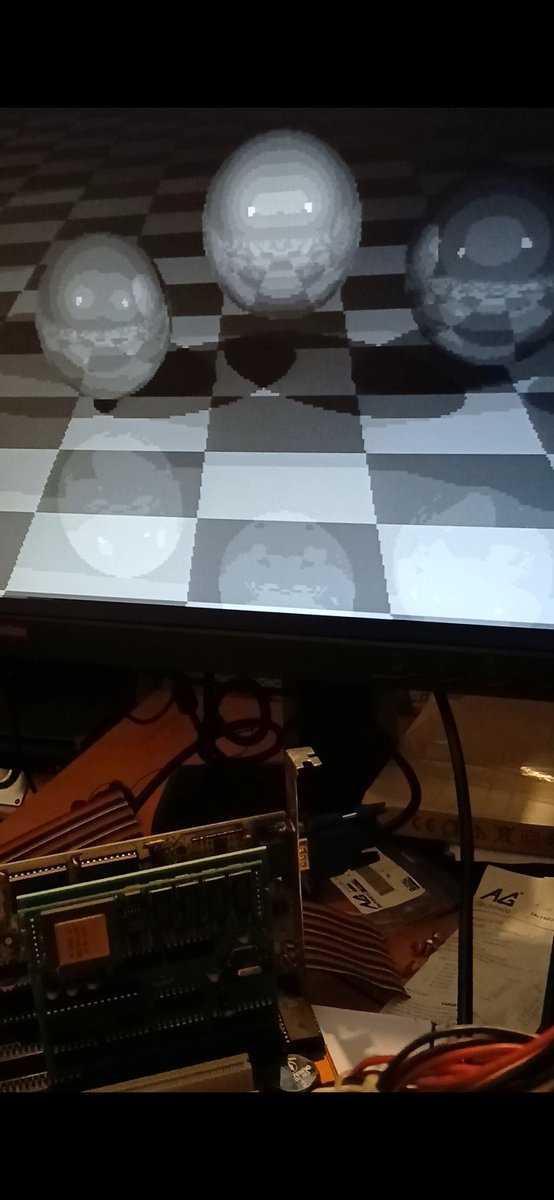 nanochess's tweet image. I was testing KiCad 9, one hour to draw the schematic, five hours for the PCB, fifteen minutes with PCBway, waiting one week, and five hours to build the board (time wasted because my oscilloscope failed). I made two mistakes, but it works! #retro #transputer #pcbway #homebrew