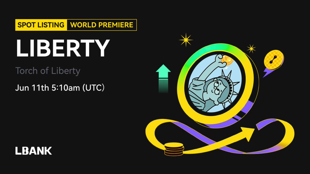 LBank_Fr's tweet photo. 🔥 Première mondiale #listing 

🌠 $LIBERTY (Torch of Liberty) sera coté sur LBank !

Version cartoon de la Statue de la Liberté 🗽🎨

❤️ Détails : https://t.co/AQHc4vsny2

#LIBERTY #CryptoListing #MemeCoin #CartoonCrypto #Blockchain #CryptoArt #Altcoin #LBank #Web3 #CryptoNews https://t.co/pFhIDtUt8E