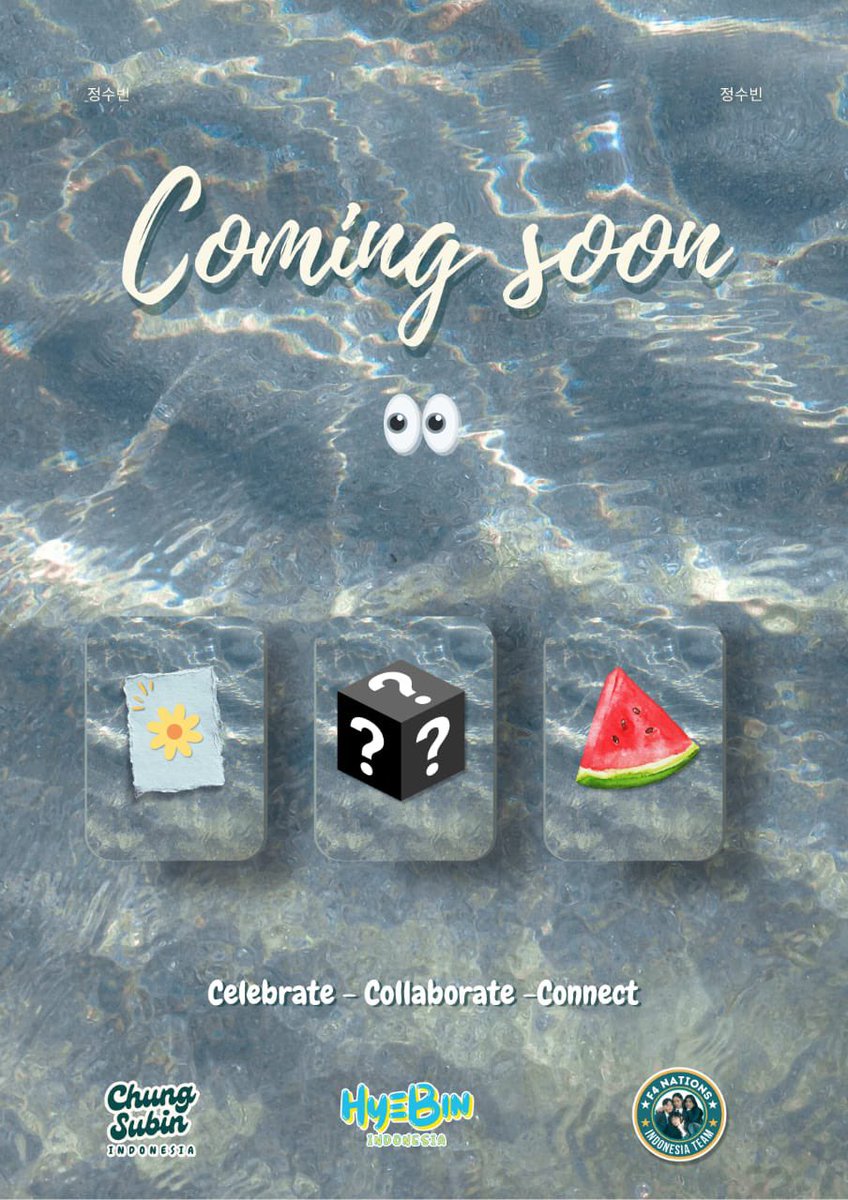 Halo Subinesia👋🏻

Ada sesuatu yang baru nih👀

Chung Subin Indonesia x HyeBin Indonesia x F4 Nations Team Indonesia

‼️COMING SOON‼️

Tunggu malam ini yaaa✨️

Collaborate with: <a href="/ChungSubinINA/">Chung Subin Indonesia</a> <a href="/HyeBinIndonesia/">Hyeri-Subin Indonesia🇮🇩</a>