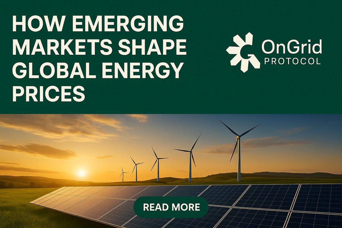 Emerging markets are shaping global energy prices  and the future of net zero.

But financial gaps persist.

<a href="/OngridProtocol/">Ongrid Protocol</a> is building the bridge: transparent, on-chain clean energy financing for the next billion. ⚡

📖 Read: medium.com/@ongridprotoco…