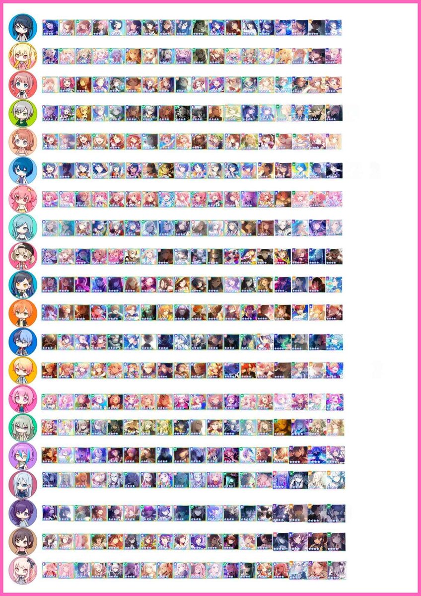 emustats's tweet image. ALL OC 4 Stars : June 2025
Added Niigo WL cards!
...and the emustats drought begins
#プロセカ #prsktwt