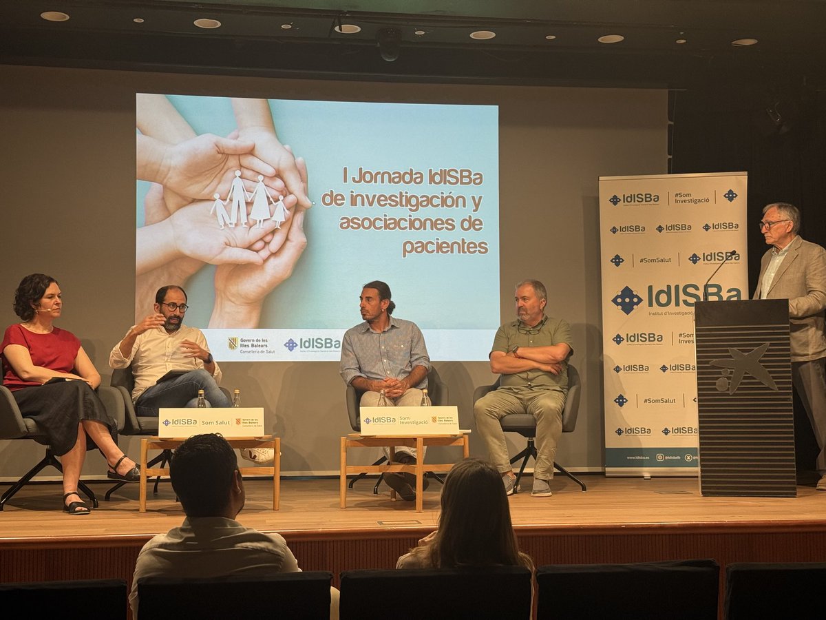 I Jornades ⁦<a href="/idisbaib/">IdISBa</a>⁩ d’investigació i associacions de pacients. Primeres passes per incloure els pacients en la recerca de les Illes! Gran iniciativa.
