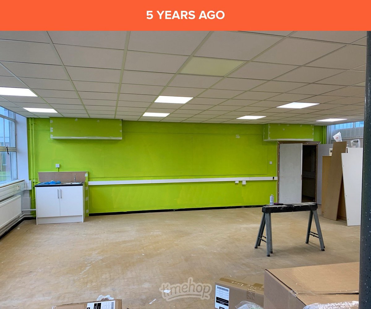 Where it all began! What a crazy 5 years it has been. 86 pupils to 266 (in September).