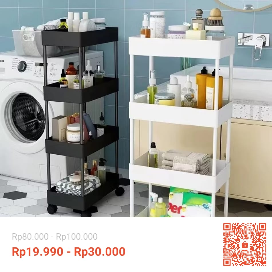 ZahraNovi's tweet photo. Temukan Rak troli plastik rak toilet rak kamar mandi rak dapur serbaguna dengan roda Rak Bumbu Rak Susun Kosmetik seharga Rp19.990 - Rp30.000. Dapatkan sekarang juga di Shopee! https://t.co/P9Bp0wBPQp. Rak troli muraaah diskon cepet https://t.co/eEbmiCq3OA
