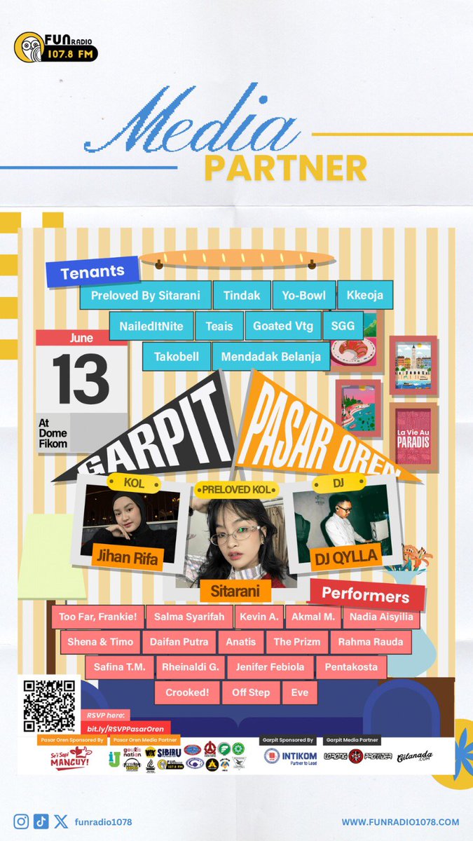 107.8 FM Fikom Unpad Network Radio tweet media