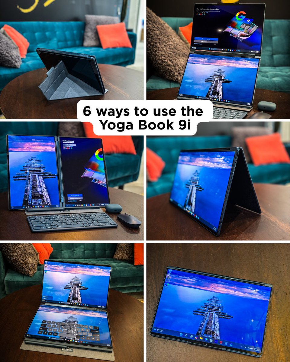 What would be your go-to way of using the Yoga Book 9i?💻