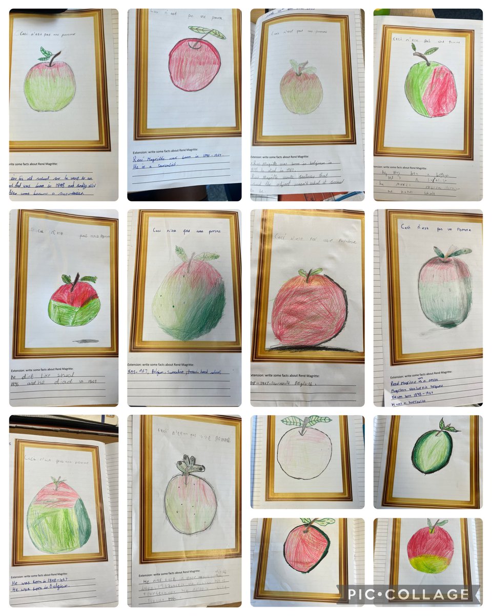 Mrs Williams (@kylieswilliams) on Twitter photo Art created in French 🇫🇷 inspired by Rene Margritte. 4H <a href="/TemplarsPrimary/">Templars Primary Sch</a> <a href="/hewett_miss/">Miss Hewett</a> Art created in French 🇫🇷 inspired by Rene Margritte. 4H <a href="/TemplarsPrimary/">Templars Primary Sch</a> <a href="/hewett_miss/">Miss Hewett</a>