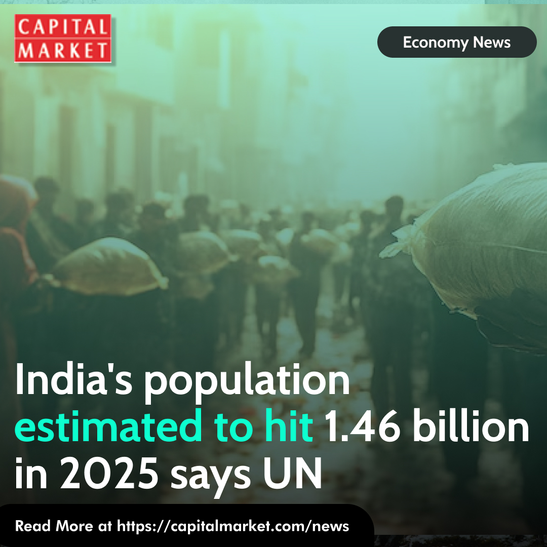 CapitalMarket17's tweet photo. India's Population Projected to Reach 1.46 Billion in 2025, UN Reports.
Like | Share | Follow | Comment For Daily Updates.
https://t.co/YJjldO3hxV
#IndiaPopulation #UNReport #Demographics #PopulationGrowth #India2025 #EconomicImpact #PopulationTrends #IndianDemography #UNData https://t.co/9weu7cs5hV