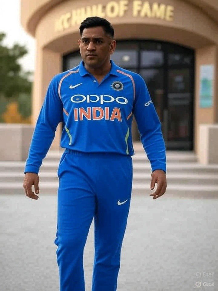 🧢 MS Dhoni is now part of the ICC Hall of Fame (pardon the AI-generated image). 

Do you know some other cricketers who have been inducted before?

Play today’s Sequence : pinkpaperplay.in/games/sequence…

#dhoni #cricket #halloffame #news #games #viratkohli #SachinTendulkar #play