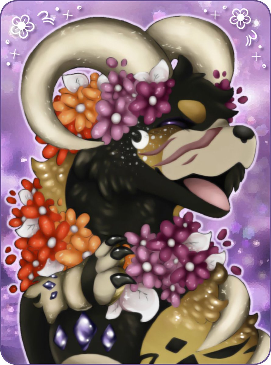 🧡🤍💜 Floral Pride YCH #2 electric boogaloo 💜🤍🧡
this queen also belongs to my sis, <a href="/MagicCrystal280/">Abby</a>  🫶

✨🌈 if ur interested in nabbing a cute pride month YCH, u can find all of ur options in the link below! 🌈✨
deviantart.com/myra-amore/art…
#ych #pridemonth #digitalart #pokemon