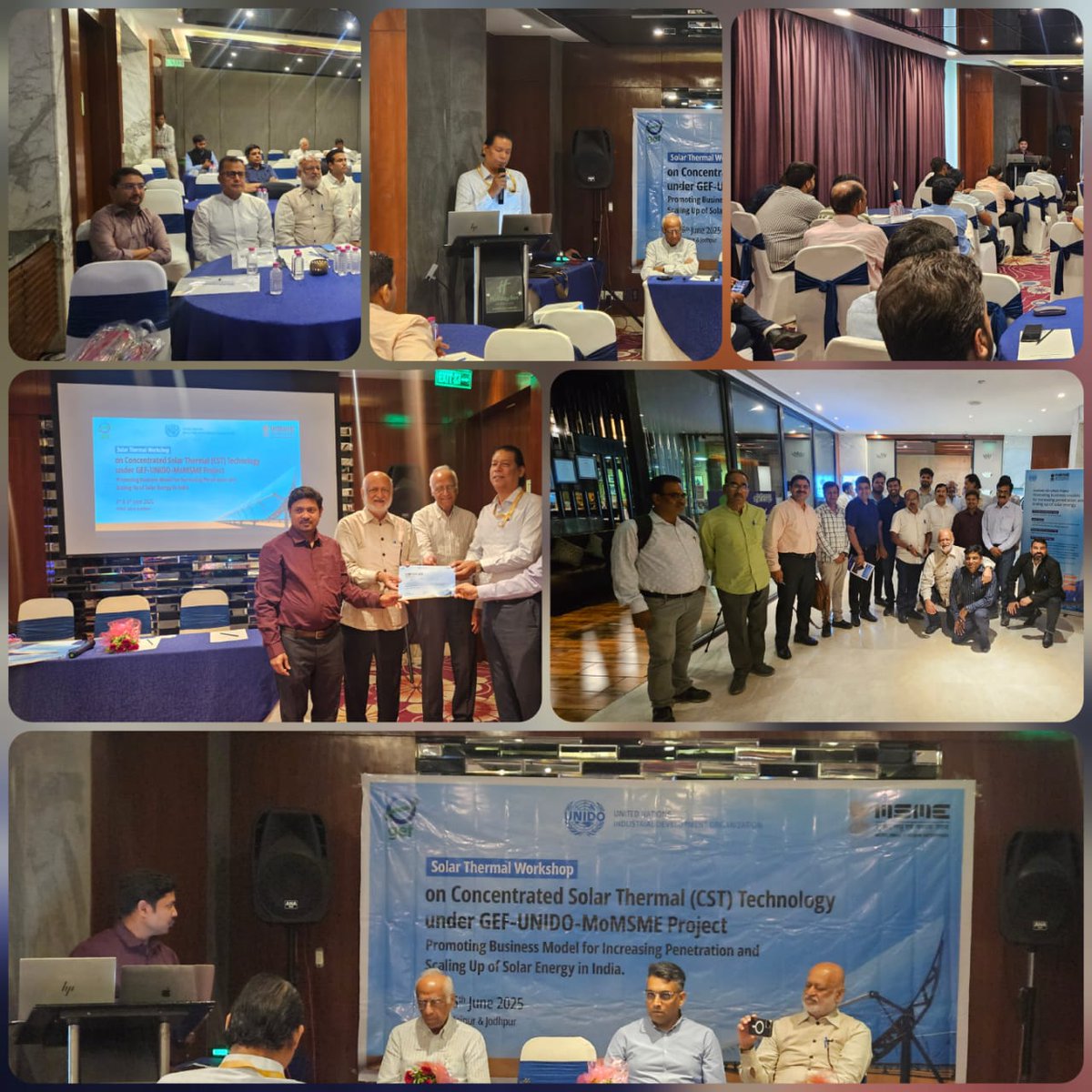 UNIDO India (@unido_india) on Twitter photo #SolarThermal offers a feasible and impactful solution for MSMEs to accelerate #CleanEnergy adoption in #Rajasthan. <a href="/UNIDO/">UNIDO</a>, with <a href="/theGEF/">Global Environment Facility (GEF)</a> & <a href="/minmsme/">Ministry of MSME</a>, held workshops in Jaipur & Jodhpur to drive integration of this energy-efficient solution across MSMEs. #ProgressByInnovation #SolarThermal offers a feasible and impactful solution for MSMEs to accelerate #CleanEnergy adoption in #Rajasthan. <a href="/UNIDO/">UNIDO</a>, with <a href="/theGEF/">Global Environment Facility (GEF)</a> & <a href="/minmsme/">Ministry of MSME</a>, held workshops in Jaipur & Jodhpur to drive integration of this energy-efficient solution across MSMEs. #ProgressByInnovation
