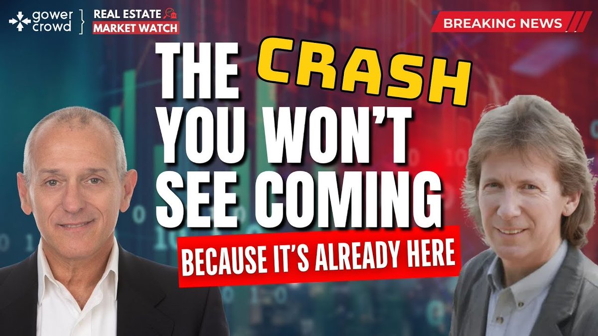 Is the real estate crash coming earlier than anticipated? It’s Already Started..

Listen to the latest podcast from <a href="/Phil_J_Anderson/">Phillip J Anderson</a> and <a href="/GowerCrowd/">Adam Gower</a> 

…tate.propertysharemarketeconomics.com/phils-archives…

#RealEstate #MarketOutlook #EconomicForecast #Podcast
