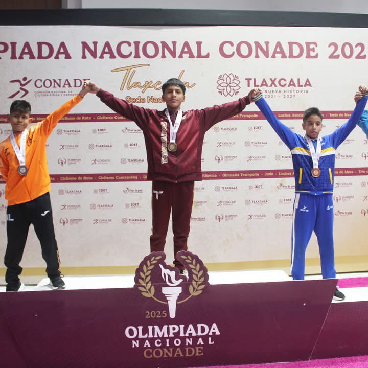 Muchas felicidades Joan Emmanuel Castro Gutierrez por tu medalla de Oro en la Olimpiada Nacional <a href="/conadeoficial/">CONADE</a> con todos los méritos para #Tamaulipas #CdMadero eres un ejemplo deportivo para los jóvenes maderenses, otra medalla más en luchas asociadas. #aDarle! <a href="/INDETamaulipas/">Deportes Tamaulipas</a>