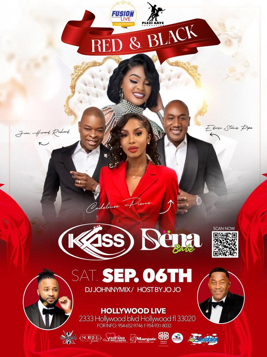 It’s a Red &amp; Black Affair, baby! 🔥🖤
Get ready to shut it down with KLASS &amp; Dena Babe this September 6th — it’s all going down at 2333 Hollywood Blvd 

🎧 Sounds by the one and only DJ JohnnyMix
🎤 Hosted by your fave: JoJo
