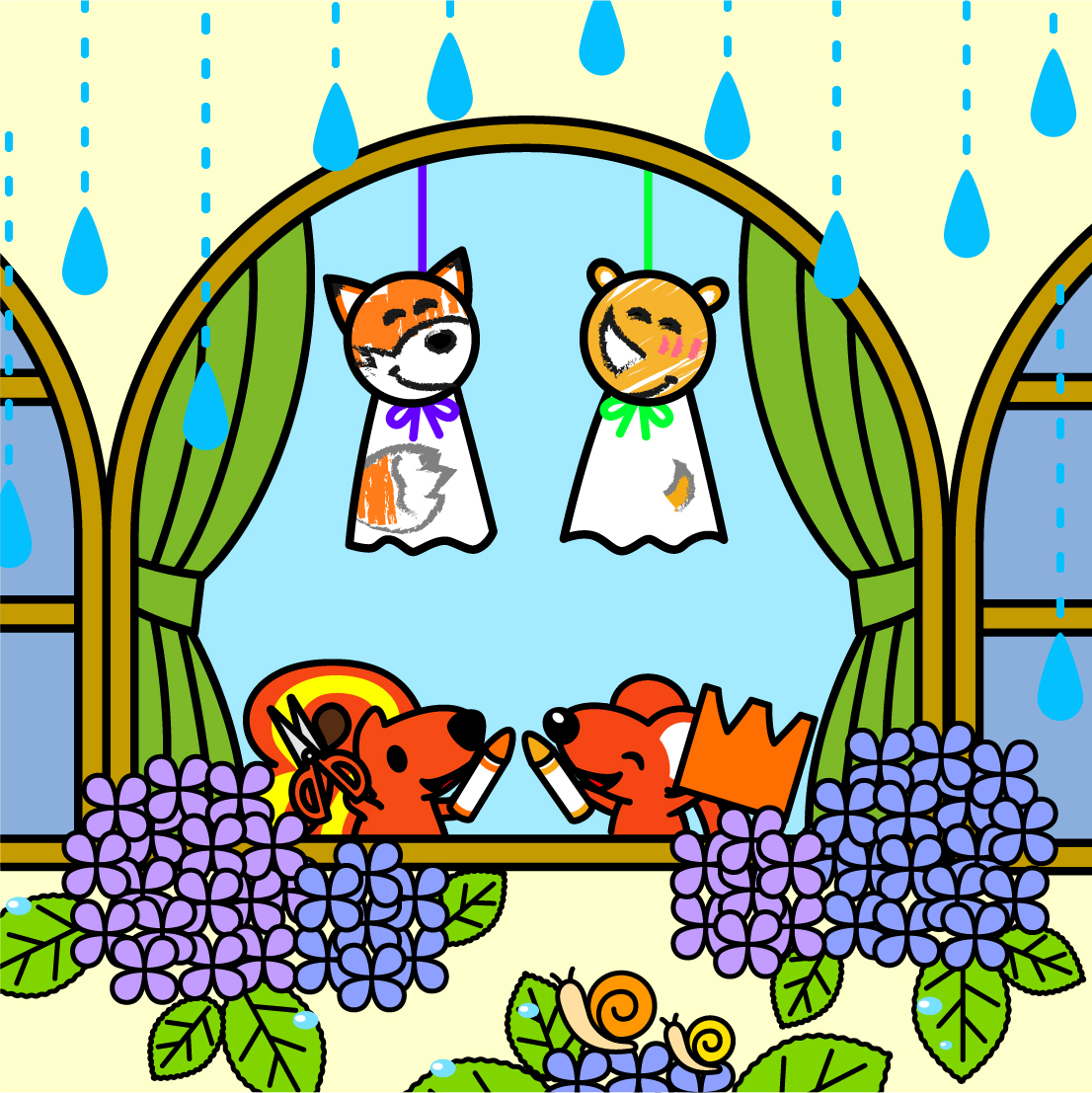 あした天気になあれ🌞
#梅雨 #梅雨入り