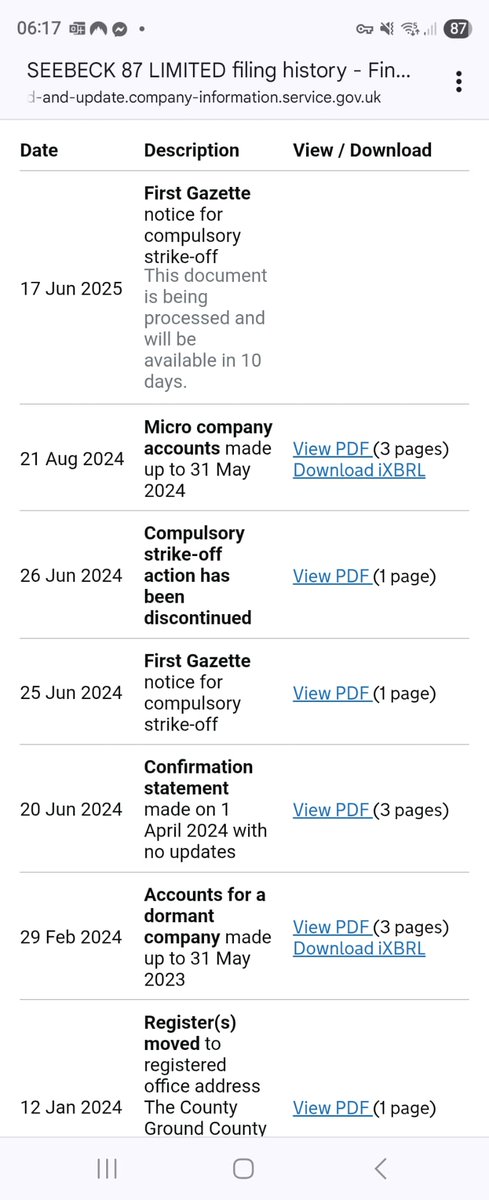 Ah, the first striking off order of the summer for the incompetents who run #STFC. Always a special time, seems to come earlier every year 😁. Can't file basic business documents but expect us to trust them with a £3m redevelopment?