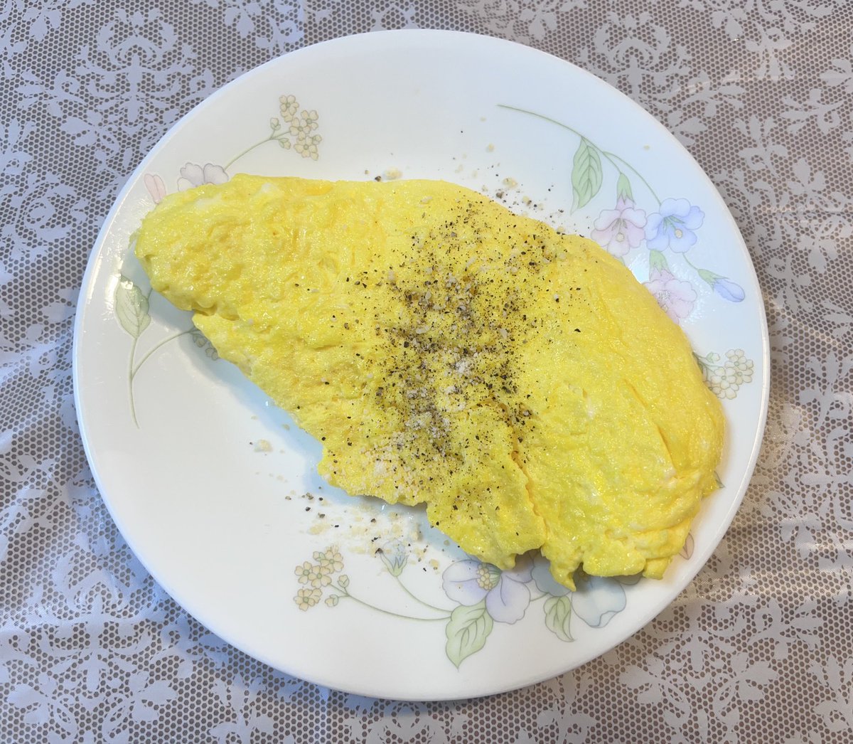 오믈렛을 만들엇어요