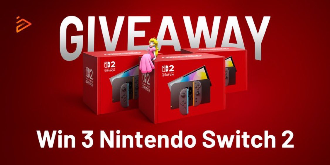 🚨GIVEAWAY ALERT🚨
We are giving away 3 Nintendo Switch 2! 
🤝 Follow 
❤️ Like the post
💬 Comment
🔁 Share
♻️ Repost

Tag a friend 

ENDS IN 24 HRS !!! ⏰