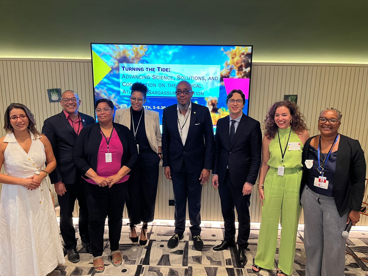 GEOBluePlanet's tweet image. A huge thanks to all who came to our Turning the Tide: Advancing Science, Solutions, and Cooperation on the Tropical Atlantic Sargassum Situation #UNOC3 side event yesterday 💙
1/2