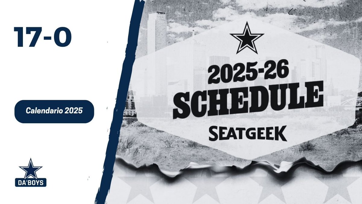 🚨 🚨DA'BOYS🚨🚨

La temporada 2025 de la <a href="/NFL/">NFL</a> está cada vez más cerca. Analizamos el calendario de los <a href="/dallascowboys/">Dallas Cowboys</a> y damos un pronóstico del récord que esperamos.

Disponible:
📱YouTube: youtube.com/live/ok1QGV84l…
🎧Spotify: open.spotify.com/episode/3IGPZr…