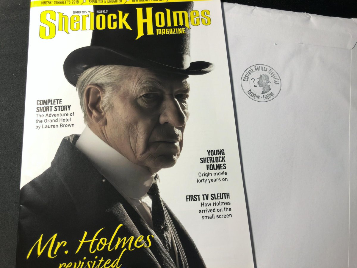 本が届いた。今日はいい日だ。(©北原先生) 

「Sherlock Holmes Magazine」Issue 21 SUMMER 2025   

sherlockholmesmag.co.uk 

#SherlockHolmes 
#SherlockHolmesMagazine