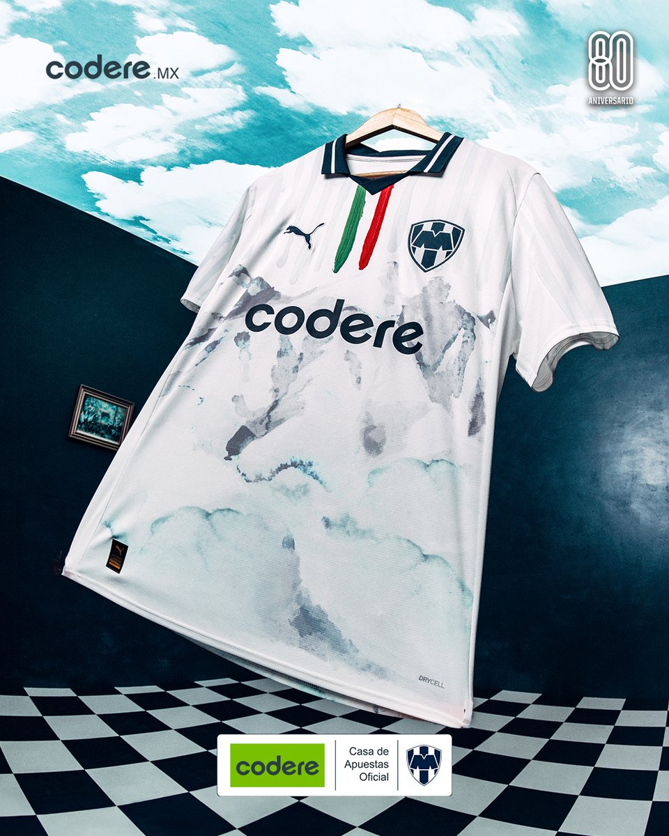 🔟 ¡UNA OBRA MAESTRA! 😎

Sobrinos, esta joyita debe ser suya.

¡GANA UNO DE LOS 5 JERSEYS AWAY DE MIS <a href="/Rayados/">Rayados</a>!

Bases:
✅ Síguenos.
💚 Dale like y RT.
✍🏼 Usa los #CodereEsRayado y #MonterreyAnteElMundo y dinos: ¿qué te transmite este jersey?

---
🔞 Solo mayores de edad
🎁