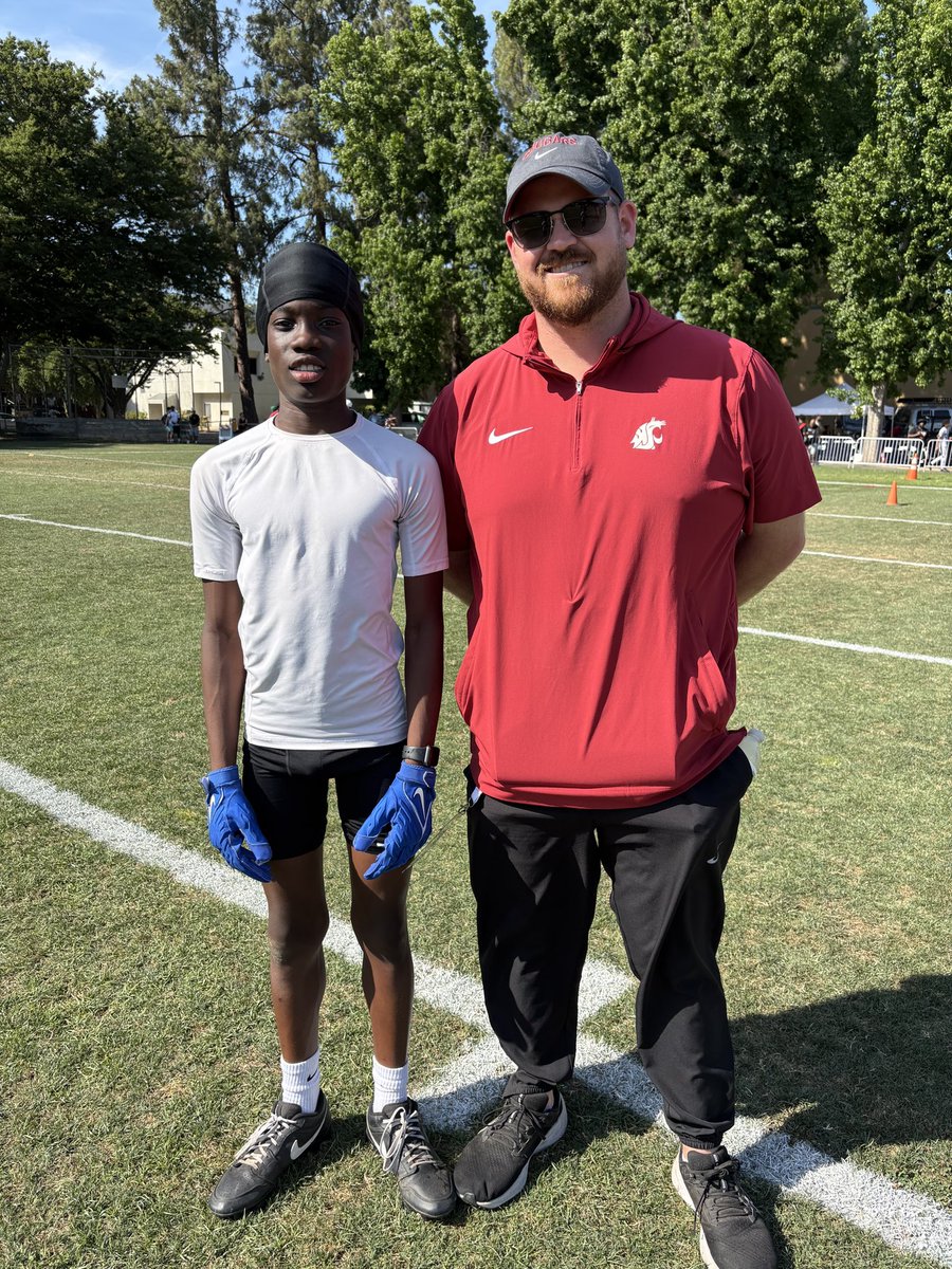FelixAkah1 (@felixakah) on Twitter photo Had a great camp and conversation with <a href="/patcashmore/">Coach Cash</a> Can’t wait to learn more about the program in the future! #GoCougs!
<a href="/WSUCougarFB/">Washington State Football</a> Had a great camp and conversation with <a href="/patcashmore/">Coach Cash</a> Can’t wait to learn more about the program in the future! #GoCougs!
<a href="/WSUCougarFB/">Washington State Football</a>
