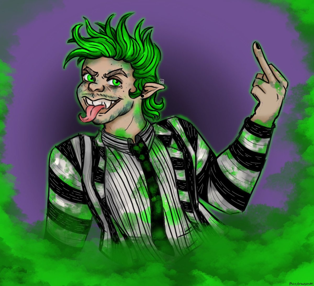 Third times a charm right? 

#beetlejuicebroadway #Beetlejuice #fanart