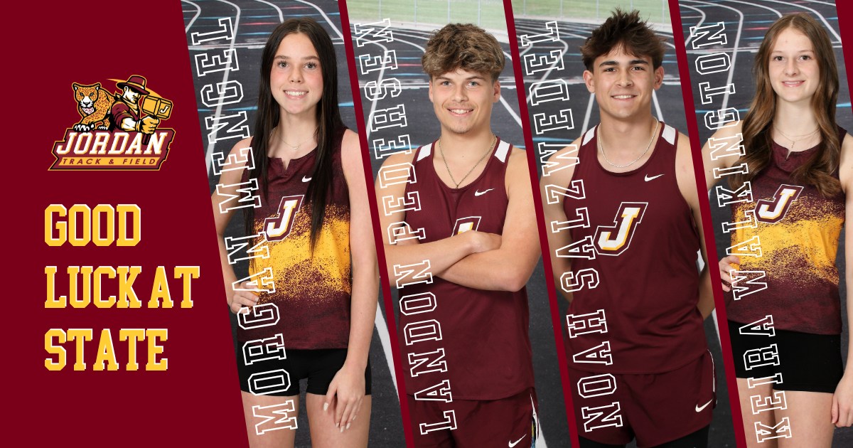 Jordan Activities (@jordanschoolsad) on Twitter photo Tomorrow we have 13 athletes between individual competitors and relays headed to represent <a href="/JordanTF717/">Jordan Track & Field</a> at the State Meet at St. Michael-Albertville! Good luck to all our Hubmen and Jaguars that will be competing! #JordanPRIDE Tomorrow we have 13 athletes between individual competitors and relays headed to represent <a href="/JordanTF717/">Jordan Track & Field</a> at the State Meet at St. Michael-Albertville! Good luck to all our Hubmen and Jaguars that will be competing! #JordanPRIDE