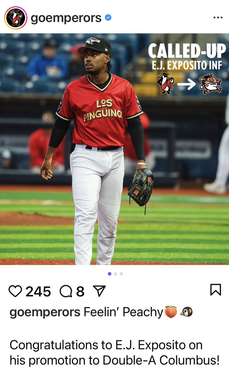 Congratulations to 2019 St John the Baptist graduate E.J. Exposito on his promotion in the Atlanta Braves organization to Double-A Columbus! 
Good luck E.J. !!!