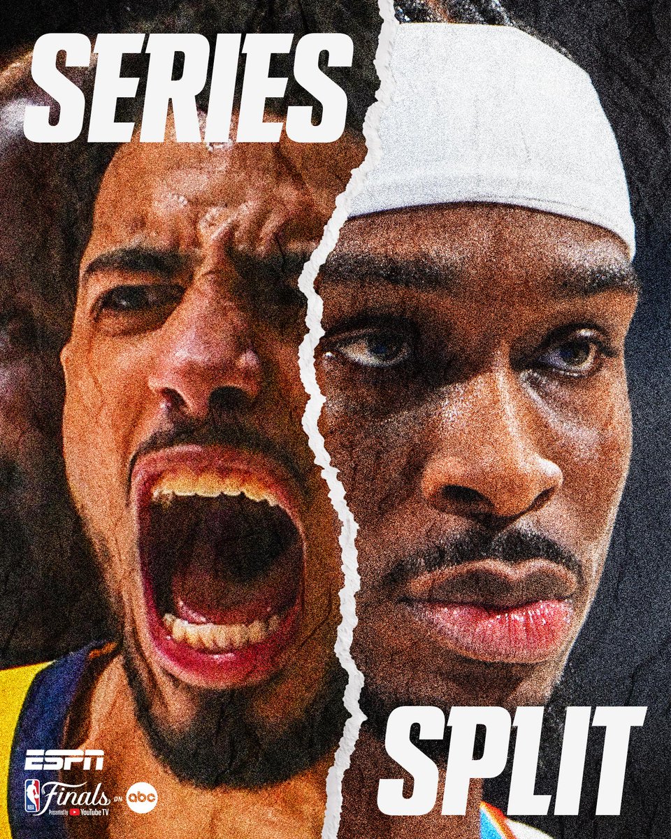 The NBA Finals race into Indy all tied up for Game 3 🏆

Cinema on deck 🔥