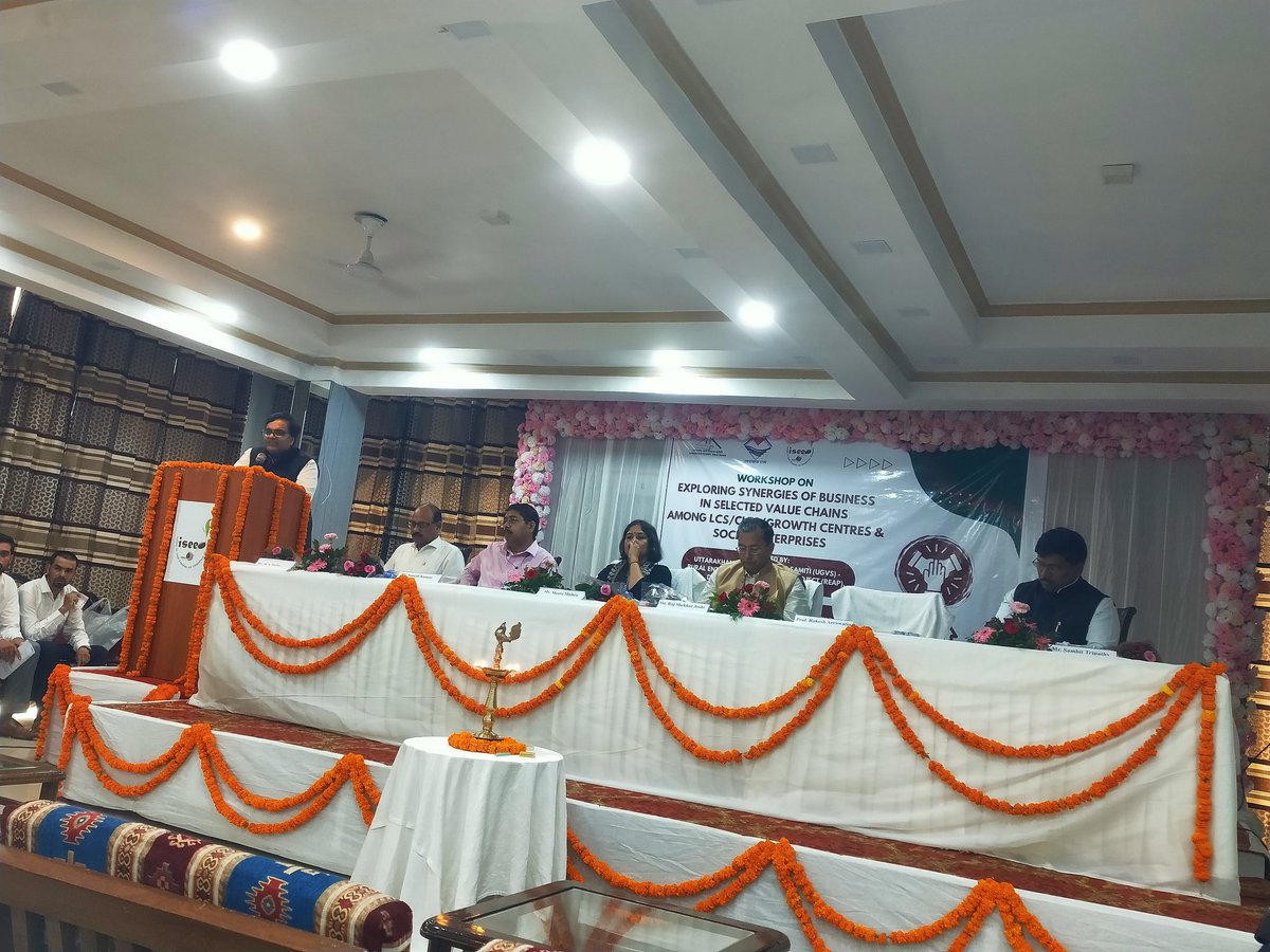 REAPNainital's tweet photo. A two day workshop on Exploring Synergies of Business in selected Value Chains among Lacs/CLFs/GCs &amp; Social Enterprises organised by IRMA &amp; sponsored by REAP at Dehradun in presence of Ms Meera Misra, Country Head IFAD &amp; distinguished guests.
@REAPNainital 
@REAPUttarakhand https://t.co/YlIMVDRdti