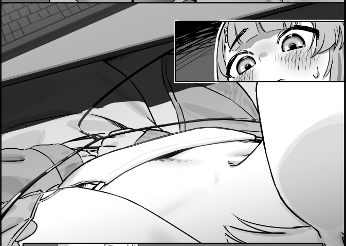 気になっちゃった友達の胸元... 